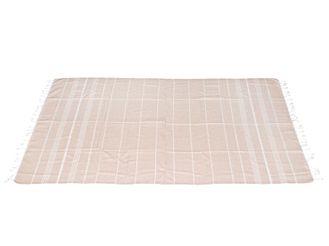 Artisan Collection of Turkey™ Beige Peshtemal Beach Towel