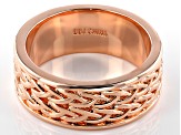 Copper Braid Design Men's Eternity Band Ring