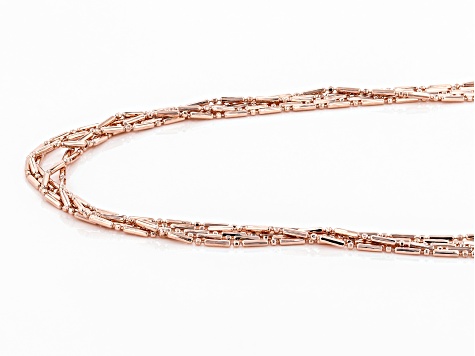 24" Copper Five-Strand Necklace