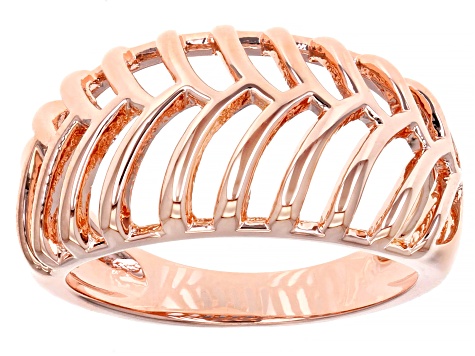 Copper Open Design Dome Ring