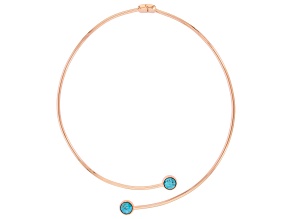Timna Jewelry Collection™ Blue Turquoise Copper Collar Necklace