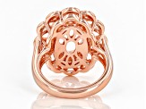 Rose Quartz Copper Ring