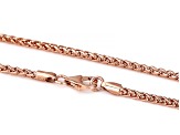 20" Copper Wheat Chain Necklace