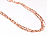 28" Copper Five-Strand Necklace