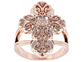 Copper Cross Ring