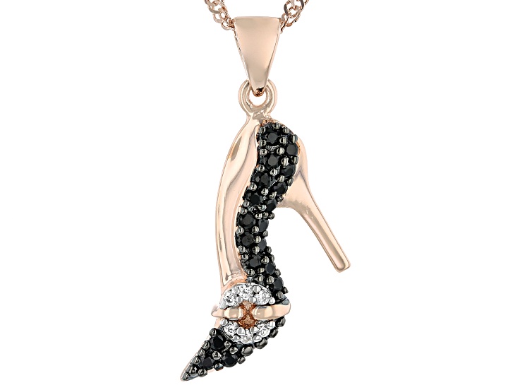 ★ROSEMONT★ Silver Black Spinel Necklace La Vie En Rose RC2 JTV-16LKKA-1-small.jpg