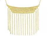 18K Yellow Gold Over Sterling Silver Statement Necklace