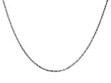 Platinum Over Sterling Silver Byzantine Necklace