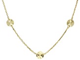 18k Yellow Gold Over Sterling Silver Chain Necklace