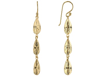 Picture of 18k Gold Over Sterling Silver Earrings