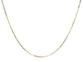 18k Yellow Gold Over Sterling Silver Paperclip Chain