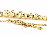 18k Yellow Gold Over Sterling Silver Necklace