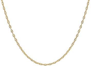 Picture of 18k Gold Over Sterling Silver Mariner 18" Chain