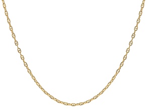 18k Gold Over Sterling Silver Mariner 18" Chain