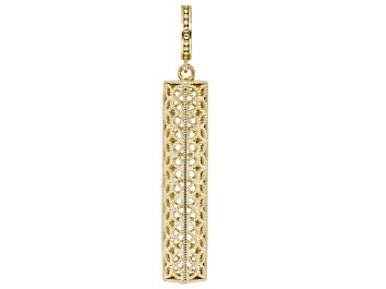 Picture of 18k Yellow Gold Over Sterling Silver Enhancer Pendant