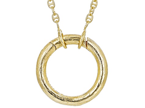 18k Yellow Gold Over Sterling Silver Mariner Necklace