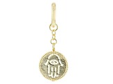 Gold Tone Hamsa Hand Key Chain