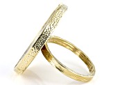 Turkish Coin 18k Yellow Gold Over Sterling Silver Ring