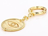 Gold-Tone Evil Eye Key Chain