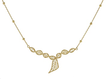 Picture of 18k Yellow Gold Over Sterling Silver Necklace