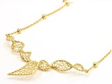 18k Yellow Gold Over Sterling Silver Necklace