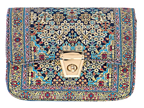 Multi Color Turkish Tapestry Fabric Clutch Purse