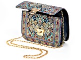 Multi Color Turkish Tapestry Fabric Clutch Purse