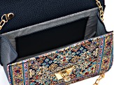 Multi Color Turkish Tapestry Fabric Clutch Purse