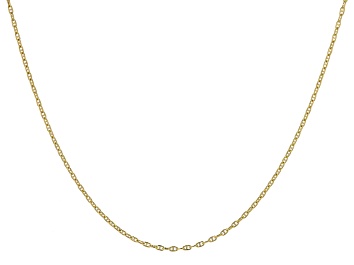 Picture of 18k Yellow Gold Over Sterling Silver Mariner Chain Necklace