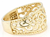 Artisan Collection of Turkey™ 18k Gold Over Sterling Silver Band Ring