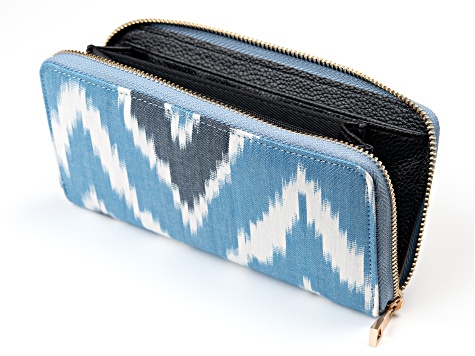 Ikat Canvas Wallet