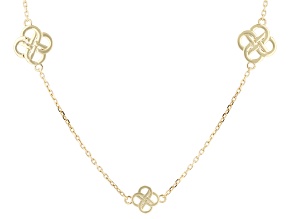 Artisan Collection of Turkey™ Byzantine Knot Link 18k Gold Over Sterling Silver 36" Necklace