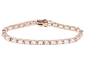 Morganite 14k Rose Gold Bracelet 11.00ctw