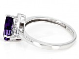 Amethyst Sterling Silver Ring 1.24ctw