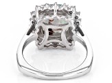 Aquaprase® Rhodium Over Sterling Silver Ring 0.48ctw