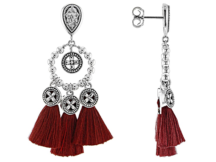 earrings for long frocks