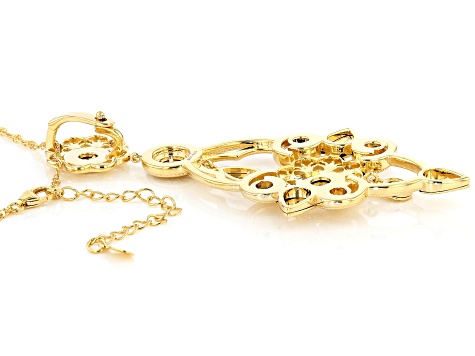 Global Destinations™ 18K Yellow Gold Over Sterling Silver Enhancer With Chain