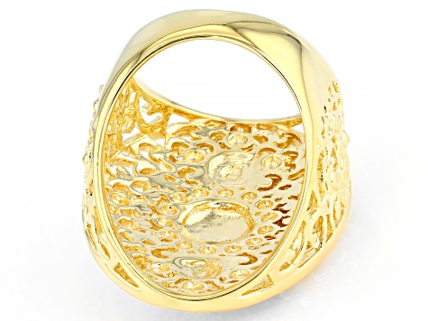 Global Destinations™ 18K Yellow Gold Over Sterling Silver Ring