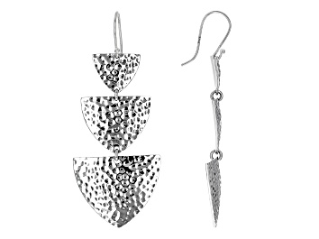 Picture of Global Destinations™ Hammered Sterling Silver Dangle Earrings