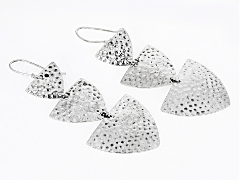 Global Destinations™ Hammered Sterling Silver Dangle Earrings