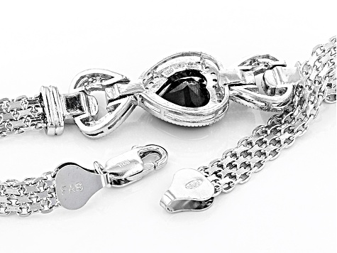 Black Spinel Sterling Silver Bracelet 5.59ctw - UAH015 | JTV.com