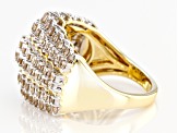 Candlelight Diamonds™ 10K Yellow Gold Pyramid Ring 2.00ctw