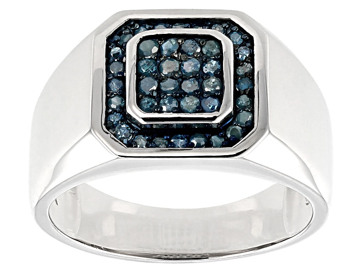 jtv blue diamond rings