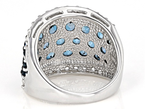 London Blue Topaz Sterling Silver Ring 5.40ctw - URH022 | JTV.com