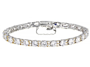 White Cubic Zirconia Platineve Bracelet 24.10ctw