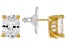 White Cubic Zirconia 18K Yellow Gold Over Silver Earrings 7.60ctw