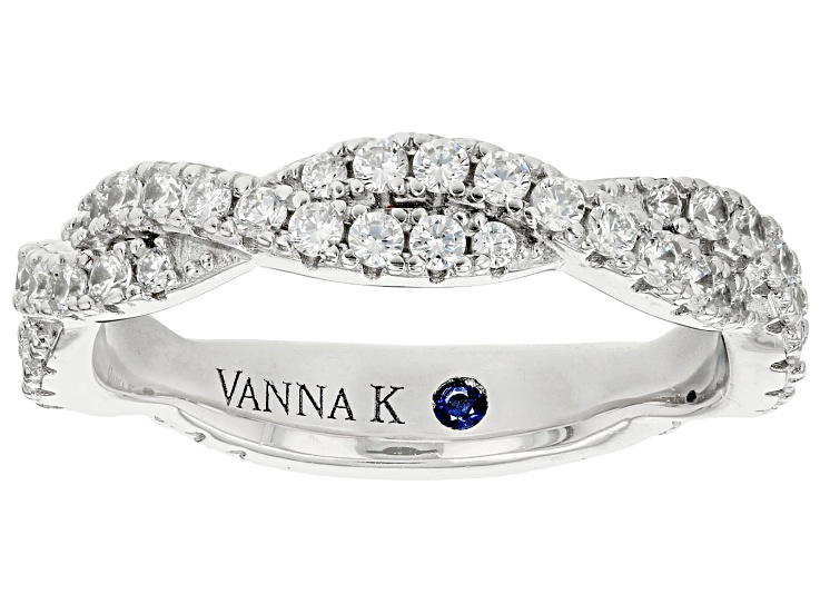 White Cubic Zirconia Platineve Ring 1.27ctw - VKB978 | JTV