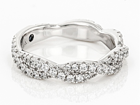 White Cubic Zirconia Platineve Ring 1.27ctw - VKB978 | JTV