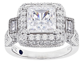 Picture of White Cubic Zirconia Platineve™ Ring 7.28ctw