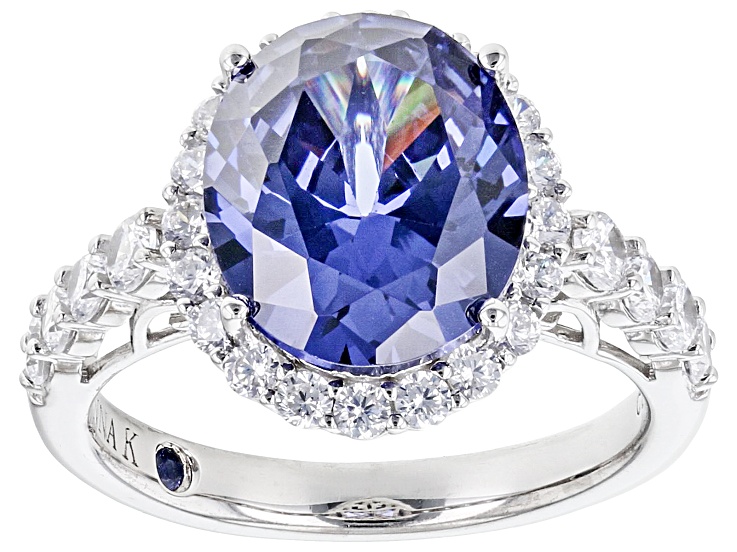 プラチナリンク White Cubic Zirconia Platineve Eternity Band 1.73ctw
